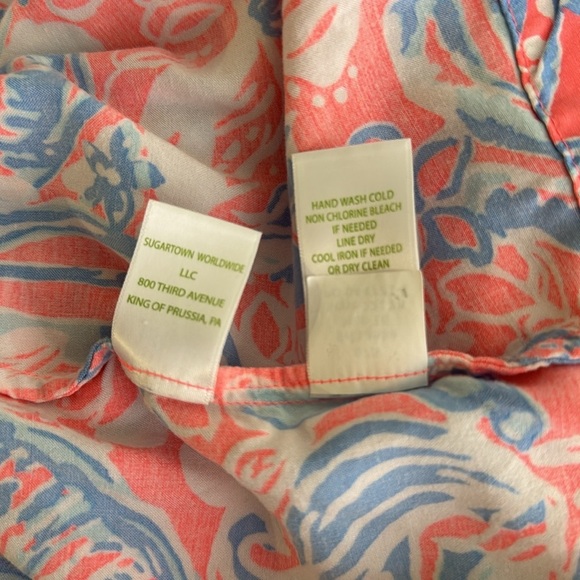 Lilly Pulitzer Sarasota Tunic is Summer Siren size Large - Picture 6 of 6